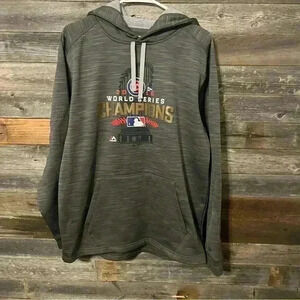 Chicago Cubs 2016 World Series grey hoodie. Men’s size Medium
